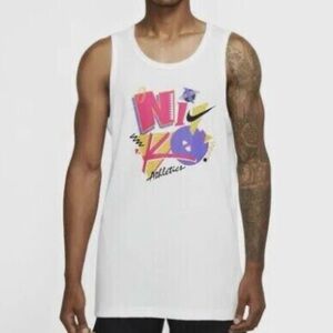 Nike Men's Magma White/Multi Dri-FIT Graphic Training Tank